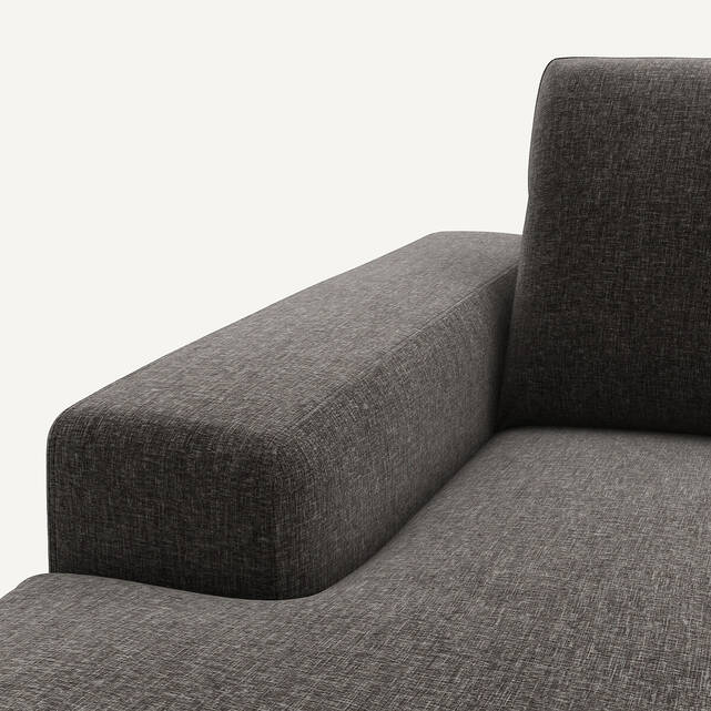 Καναπές 5 θέσεων από βελούδινο chenille, Skander