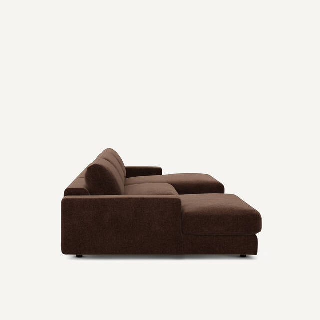 Καναπές 5 θέσεων από βελούδινο chenille, Skander