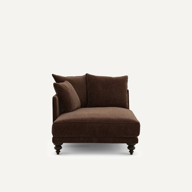 Ανάκλιντρο από βελούδινο chenille, Lazare