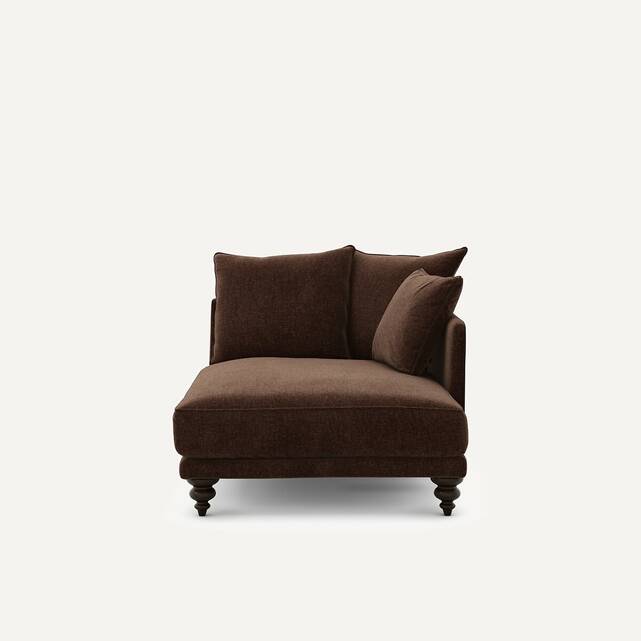 Ανάκλιντρο από βελούδινο chenille, Lazare