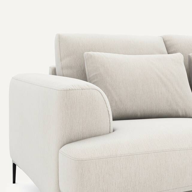 Καναπές 3 θέσεων από βελούδο chenille, Marsile