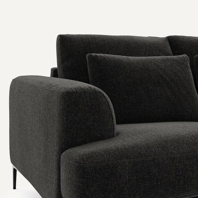 Καναπές 3 θέσεων από βελούδο chenille, Marsile