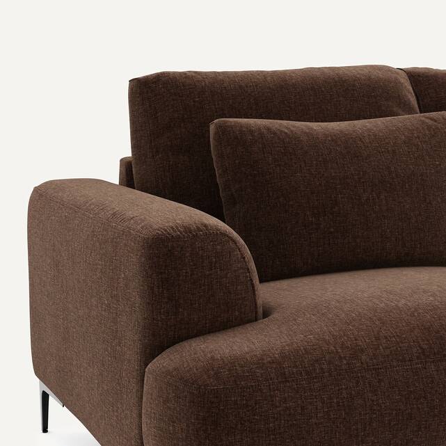 Καναπές 4 θέσεων από βελούδινο chenille, Marsile