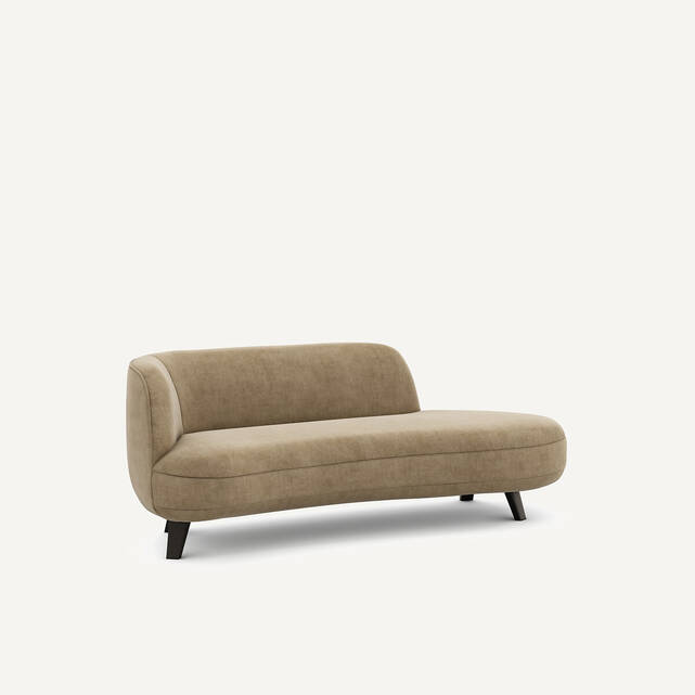 Ανάκλιντρο από βελούδο stonewashed, Rosebury