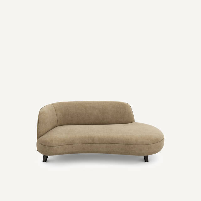 Ανάκλιντρο από βελούδο stonewashed, Rosebury
