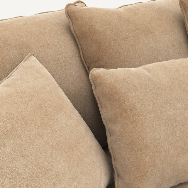 Καναπές από βελούδο stonewashed, Lazare