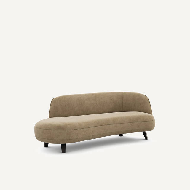 Ανάκλιντρο από βελούδο stonewashed, Rosebury