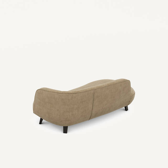 Ανάκλιντρο από βελούδο stonewashed, Rosebury