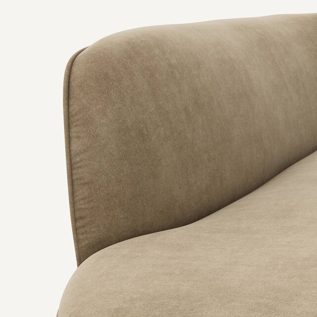 Ανάκλιντρο από βελούδο stonewashed, Rosebury