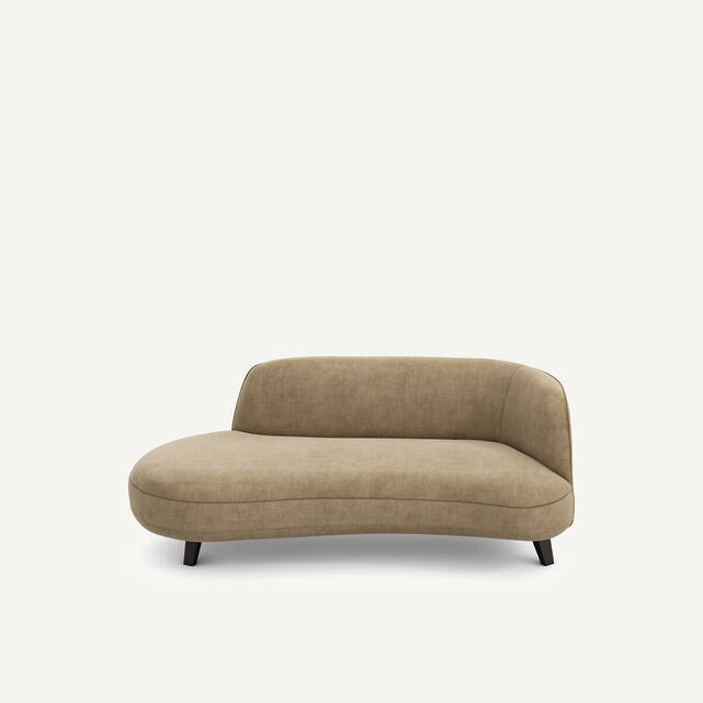 Ανάκλιντρο από βελούδο stonewashed, Rosebury