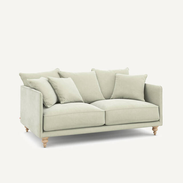 Καναπές από βελούδο stonewashed, Lazare