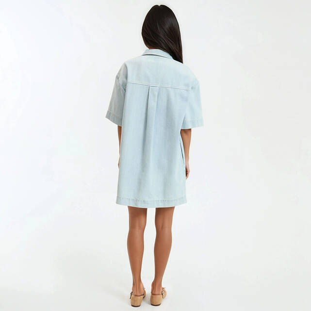 Κοντό φόρεμα από denim – Signature SARA