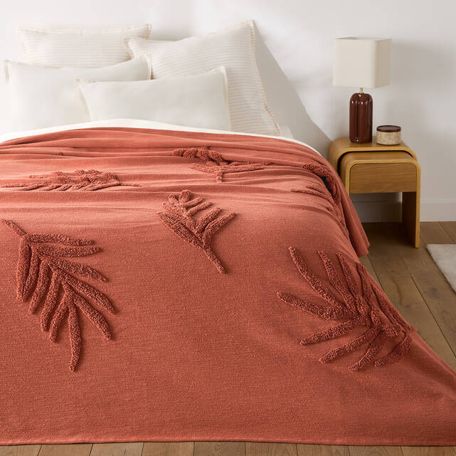 Βαμβακερό κάλυμμα κρεβατιού με tufted μοτίβα, Jobe
