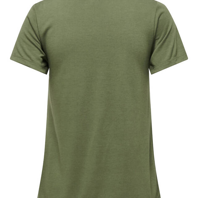 Κοντομάνικο T-shirt με χρυσαφί σιρίτι
