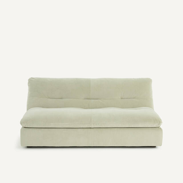 Καναπές σύνθεσης 3 θέσεων από βελούδο stonewashed, Giuliano
