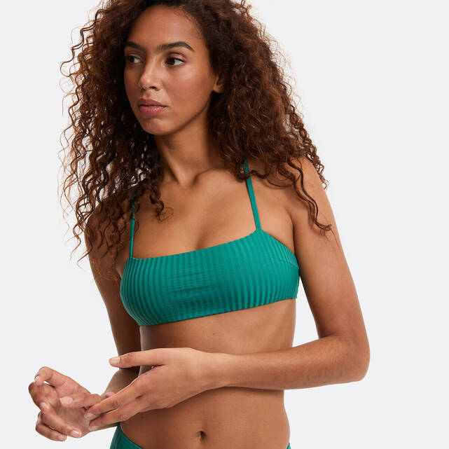 Τοπ μπικίνι bralette σε ριμπ ύφανση, Signature HELENA