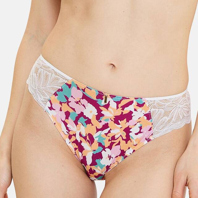 Σλιπ με λουλουδάτο σχέδιο SUZAN FANTAISY
