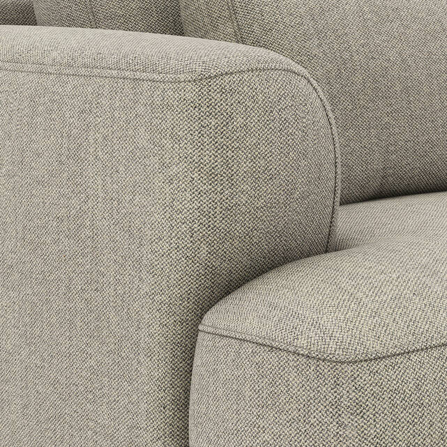 Γωνιακός καναπές XL δεξιός σε ύφασμα tweed, MARSILE