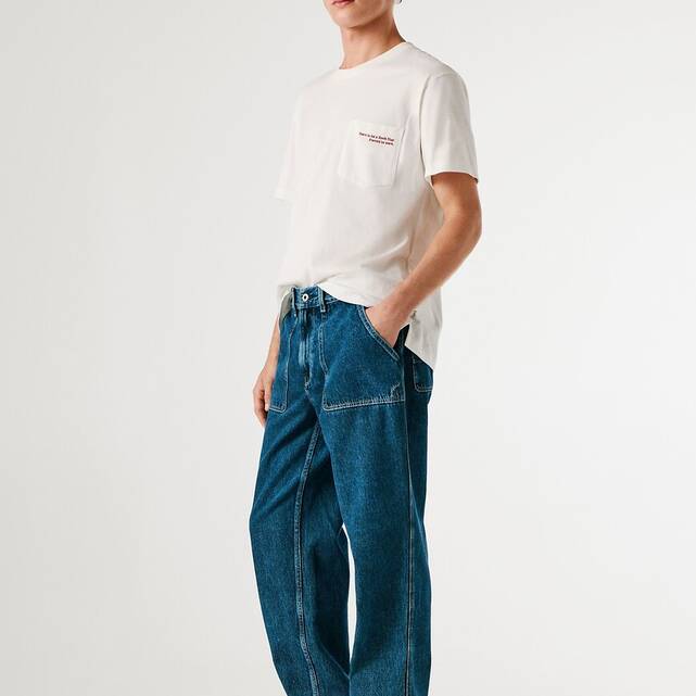 Τζιν παντελόνι tapered relaxed τύπου Carpenter
