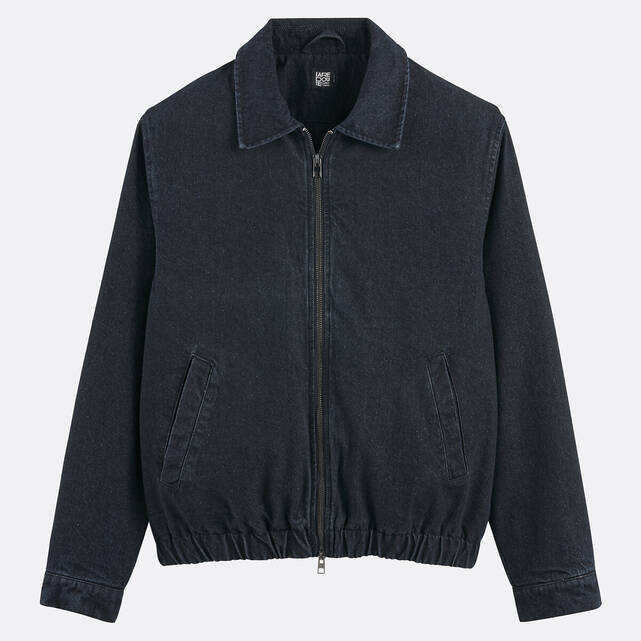 Τζάκετ bomber από ακατέργαστο τζιν