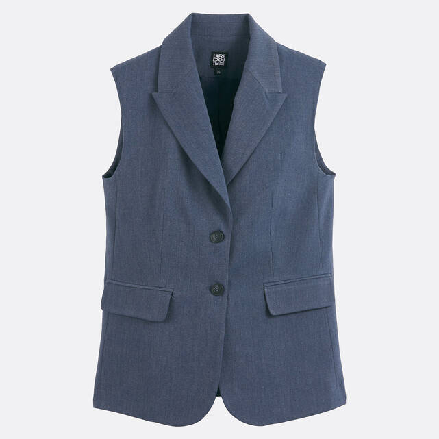 Μακρύ αμάνικο σακάκι σε oversize γραμμή
