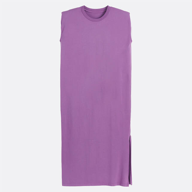 Μακρύ αμάνικο φόρεμα T-shirt