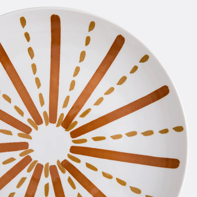 Σετ 4 ρηχά πιάτα stoneware RIVERI