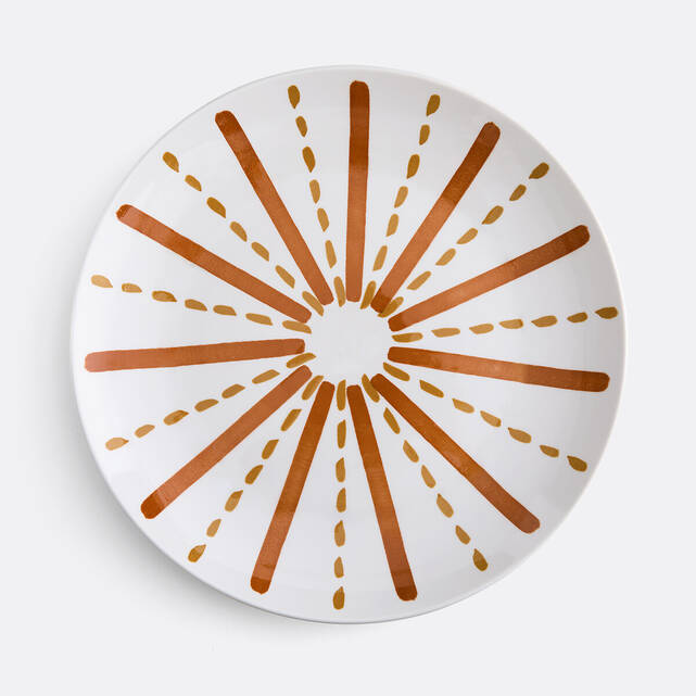 Σετ 4 ρηχά πιάτα stoneware RIVERI