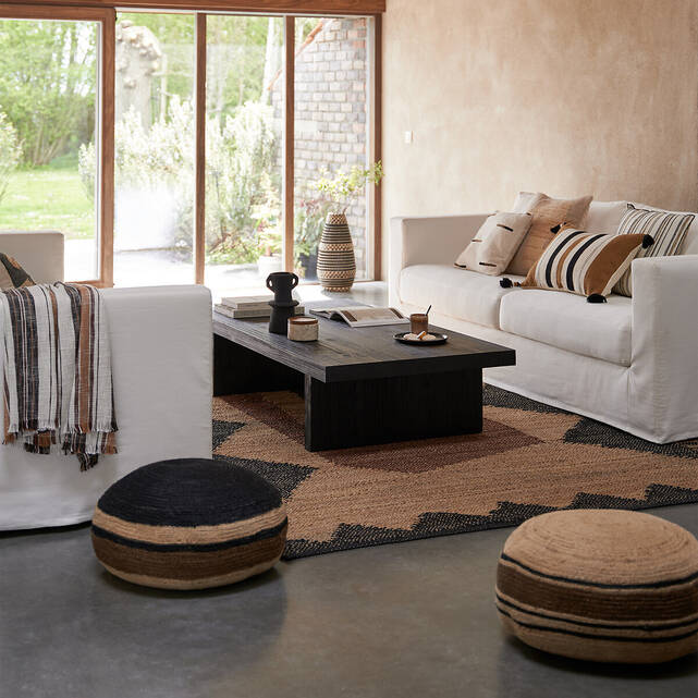 Καναπές 2, 3 ή 4 θέσεων από βαμβάκι και λινό, Noni