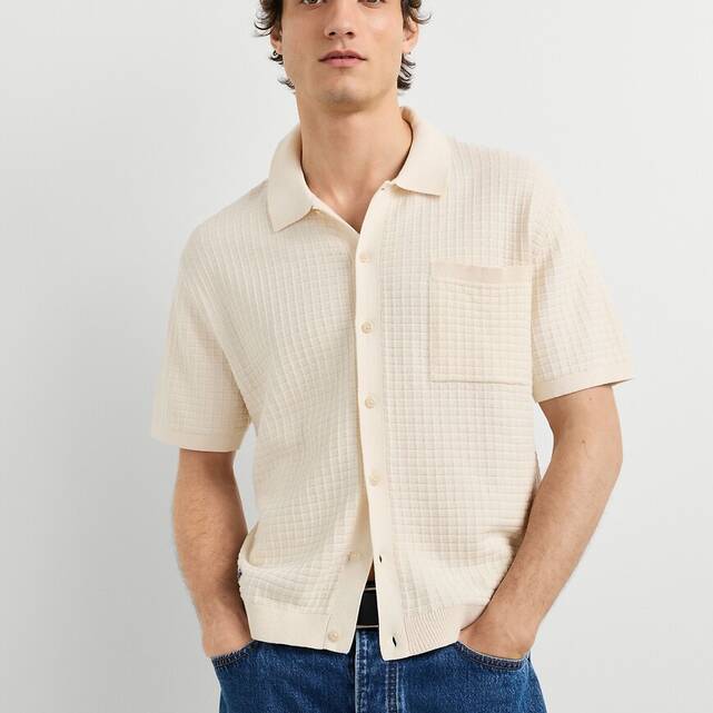 Κοντομάνικο πλεκτό polo, DYLAN
