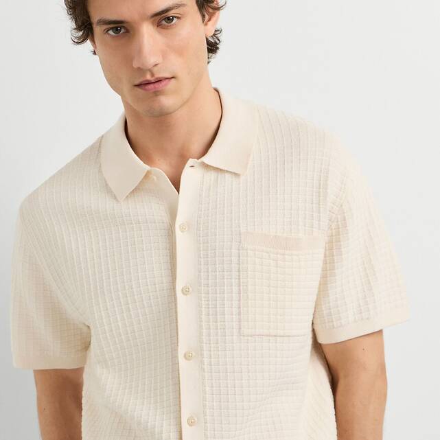 Κοντομάνικο πλεκτό polo, DYLAN