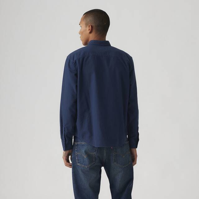 Πουκάμισο oxford relaxed με γιακά με κουμπιά