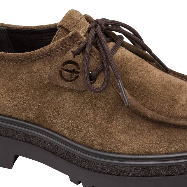 Δερμάτινα σουέντ Brogues