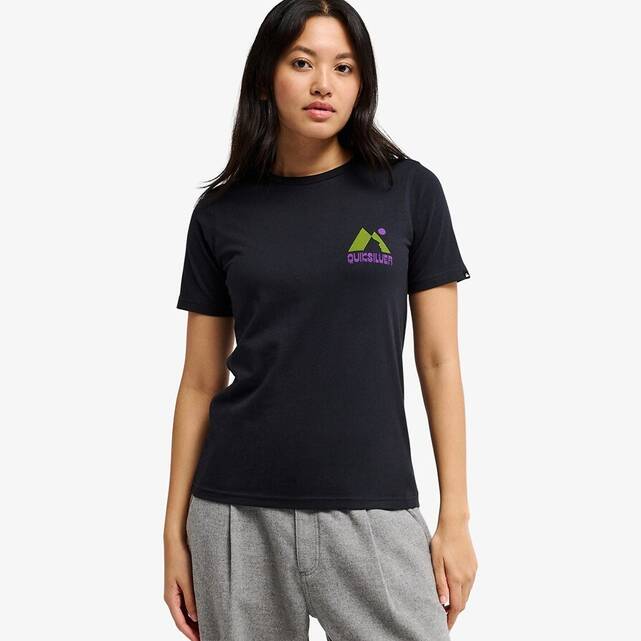 Κοντομάνικο t-shirt με στάμπα στην πλάτη