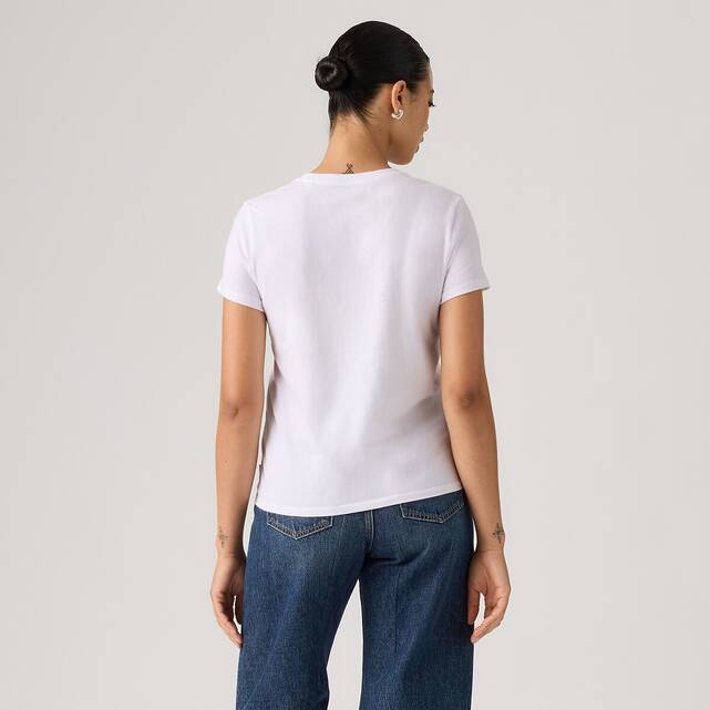 Κοντομάνικο T-shirt με στρογγυλή λαιμόκοψη και τύπωμα μπροστά