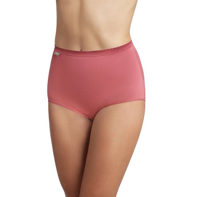 Σετ 4 μονόχρωμα ψηλόμεσα σλιπ, Cotton Stretch