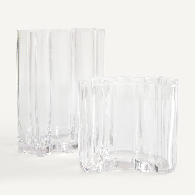 Βάζο από φυσητό γυαλί, ύψος 18 cm, ISSEY