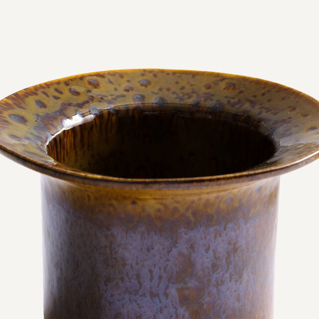 Κασπώ από stoneware με αντιδραστική εφυάλωση, ύψος 12 cm, MESSINE