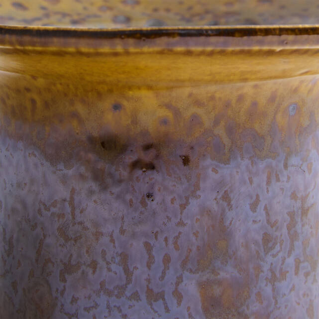Κασπώ από stoneware με αντιδραστική εφυάλωση, ύψος 12 cm, MESSINE