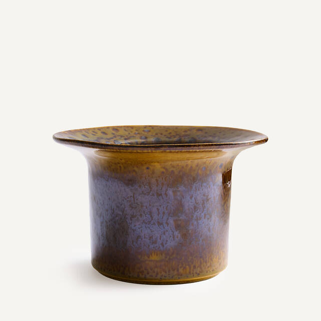 Κασπώ από stoneware με αντιδραστική εφυάλωση, ύψος 12 cm, MESSINE