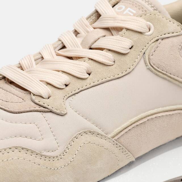 Sneakers από συνδυασμό υλικών CITY SAND