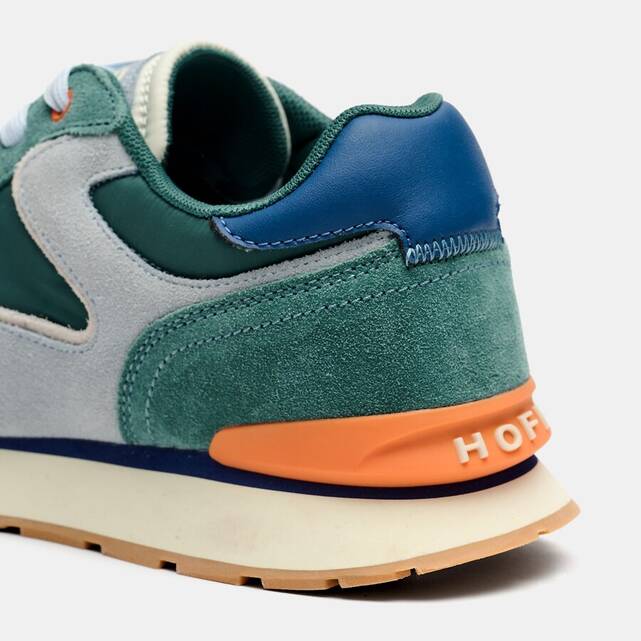 Sneakers από συνδυασμό υλικών CITY CHROMA TEAL