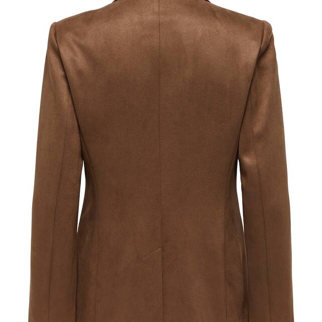 Σακάκι blazer από συνθετικό suede