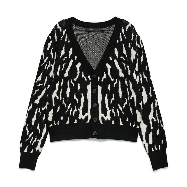 Μακρυμάνικη ζακέτα με animal print