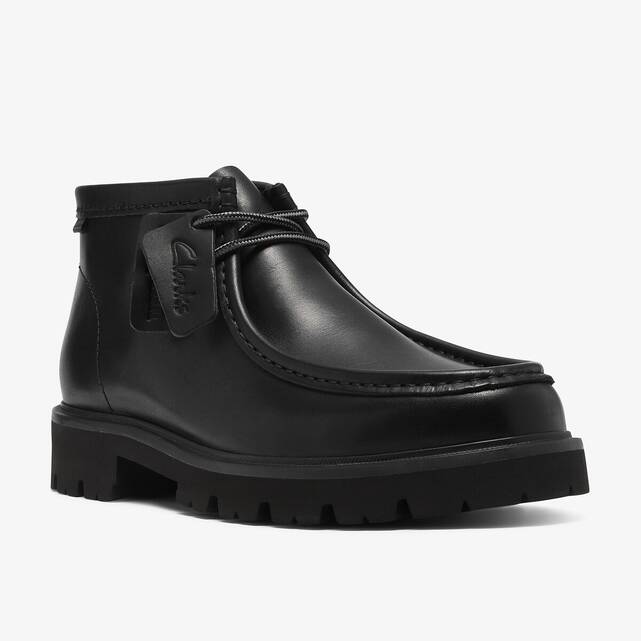 Ψηλά δερμάτινα derbies CLEYHILL TOP