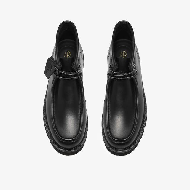 Ψηλά δερμάτινα derbies CLEYHILL TOP