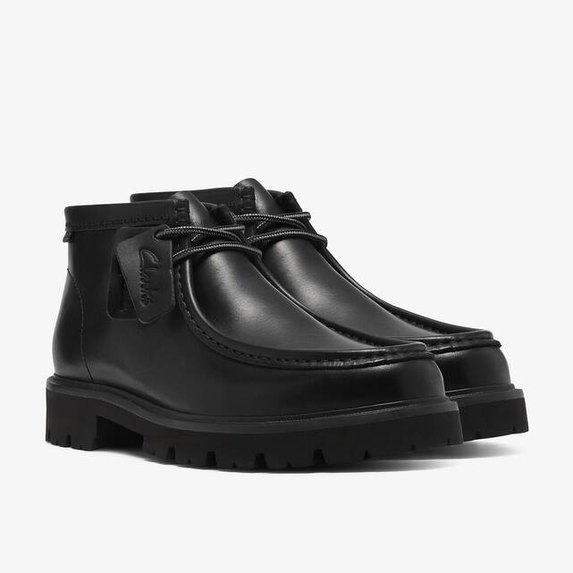 Ψηλά δερμάτινα derbies CLEYHILL TOP
