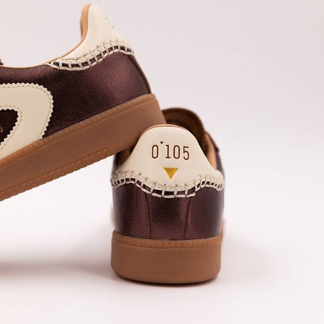 Δερμάτινα sneakers NOVA METALLIC