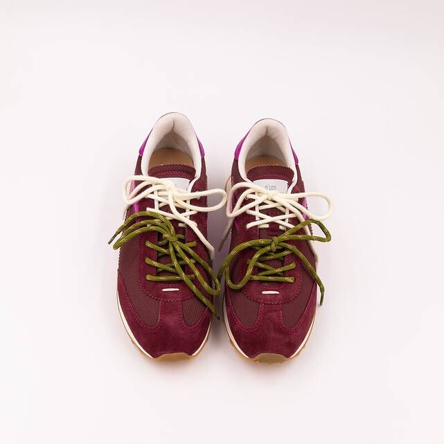 Sneakers από συνδυασμό υλικών POLLY