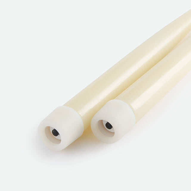 Σετ 2 κεριών LED από κερί, ύψος 24,5 cm